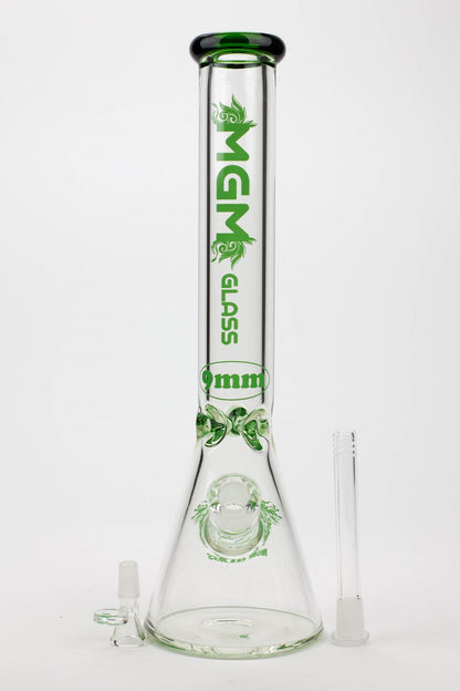 16" glass / 9 mm / beaker glass water bong-Color