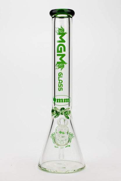 16" glass / 9 mm / beaker glass water bong-Color