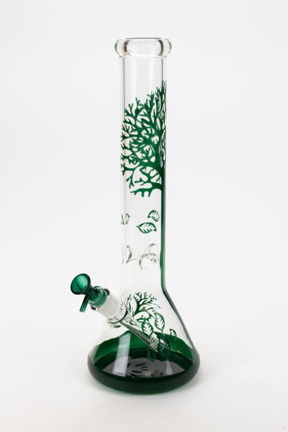 14" Tree of Life classic beaker glass bong