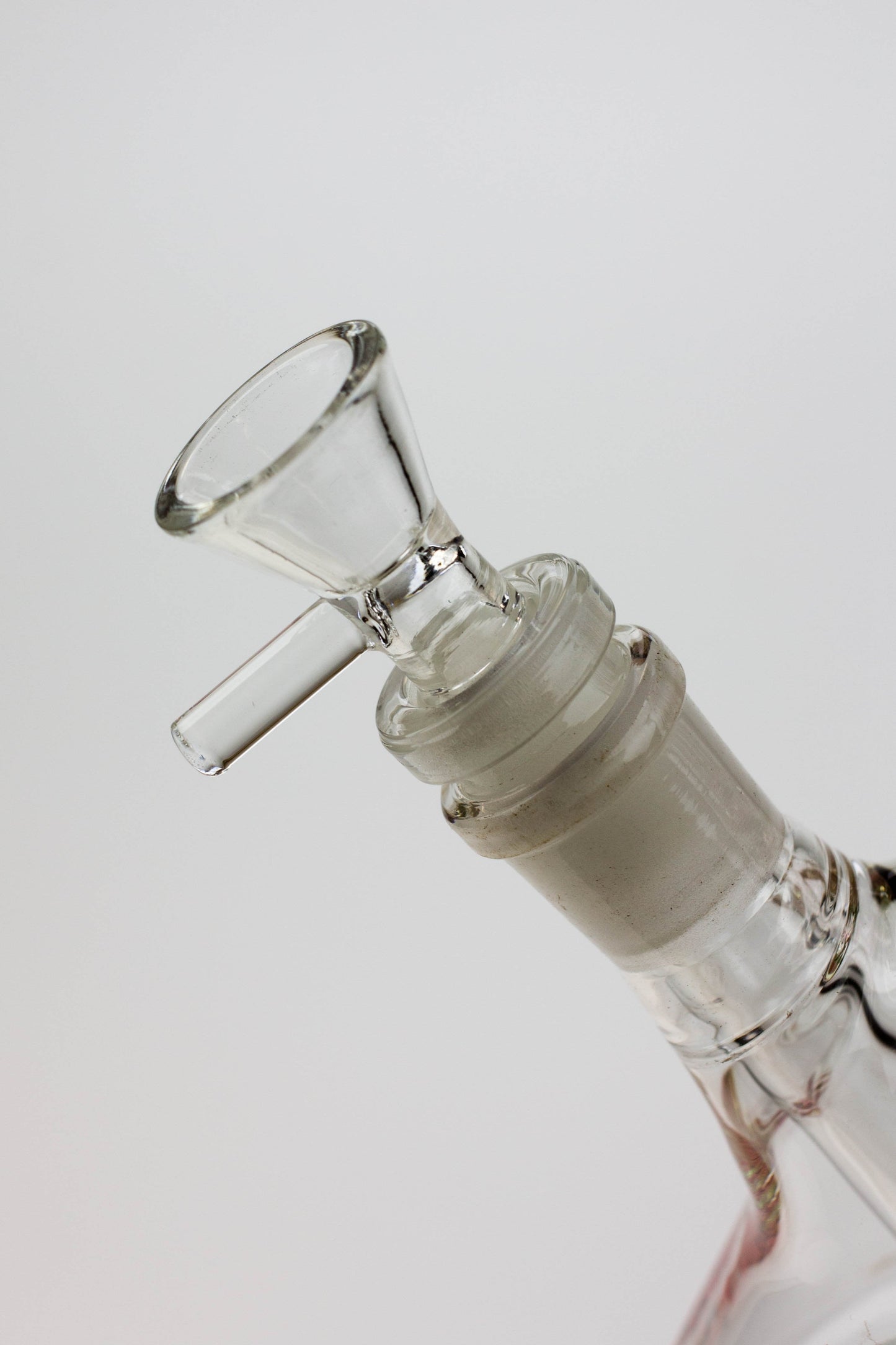 13.5" AQUA 5mm Triple tree arms percolator glass water bong
