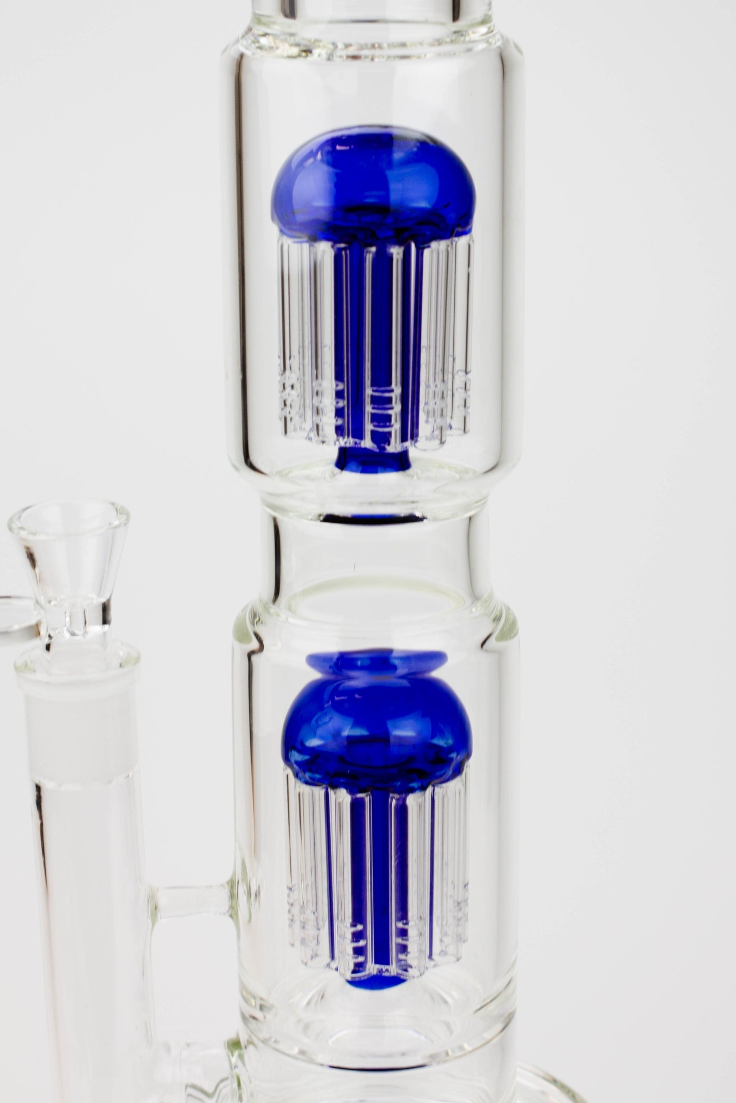 18.5" AQUA Glass Dual Tree arm / 7mm /glass water bong