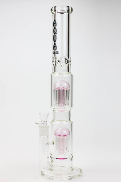18.5" AQUA Glass Dual Tree arm / 7mm /glass water bong