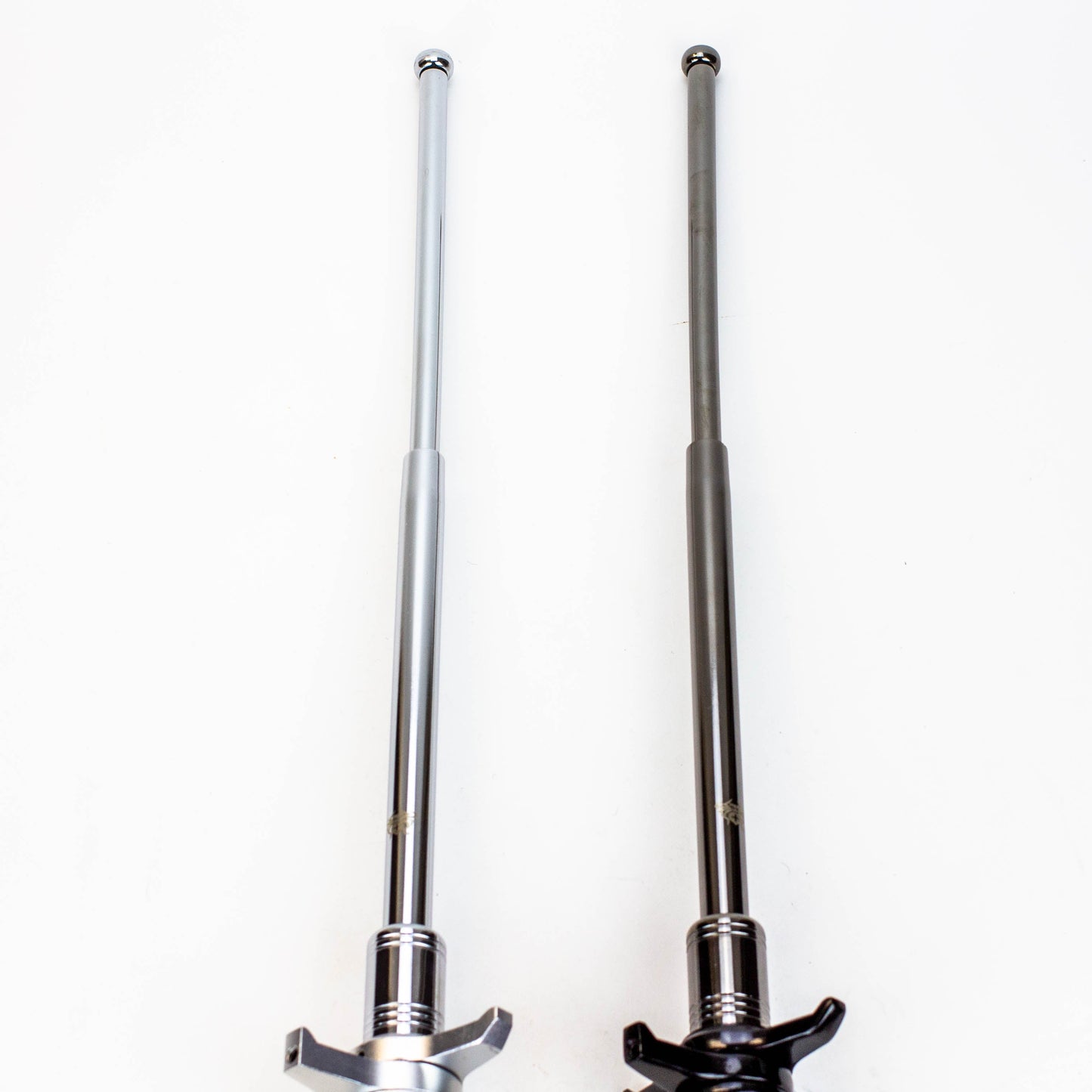 XTREME- Expandable Steel Baton with Guard / Hummer Rubber Handle / Solid Pole