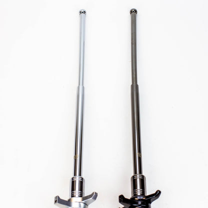 XTREME- Expandable Steel Baton with Guard / Hummer Rubber Handle / Solid Pole