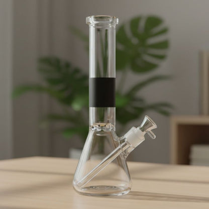 Xtreme| 14" Beaker Base 7mm Glass Bong-Dark Blue