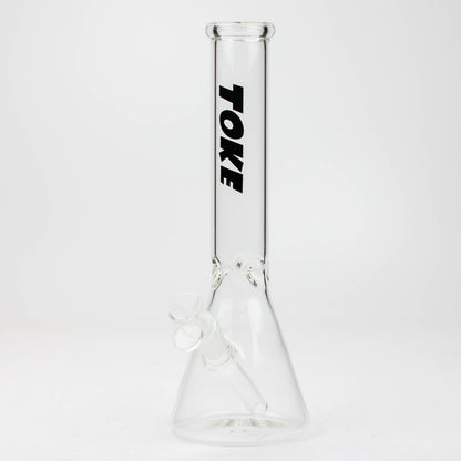 TOKE - 12" Glass beaker water bong