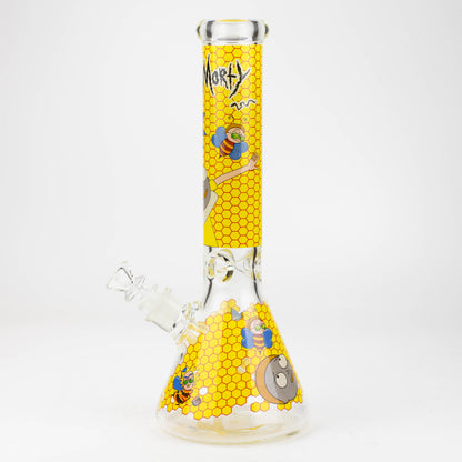 14" RM decal 7 mm glass water bong