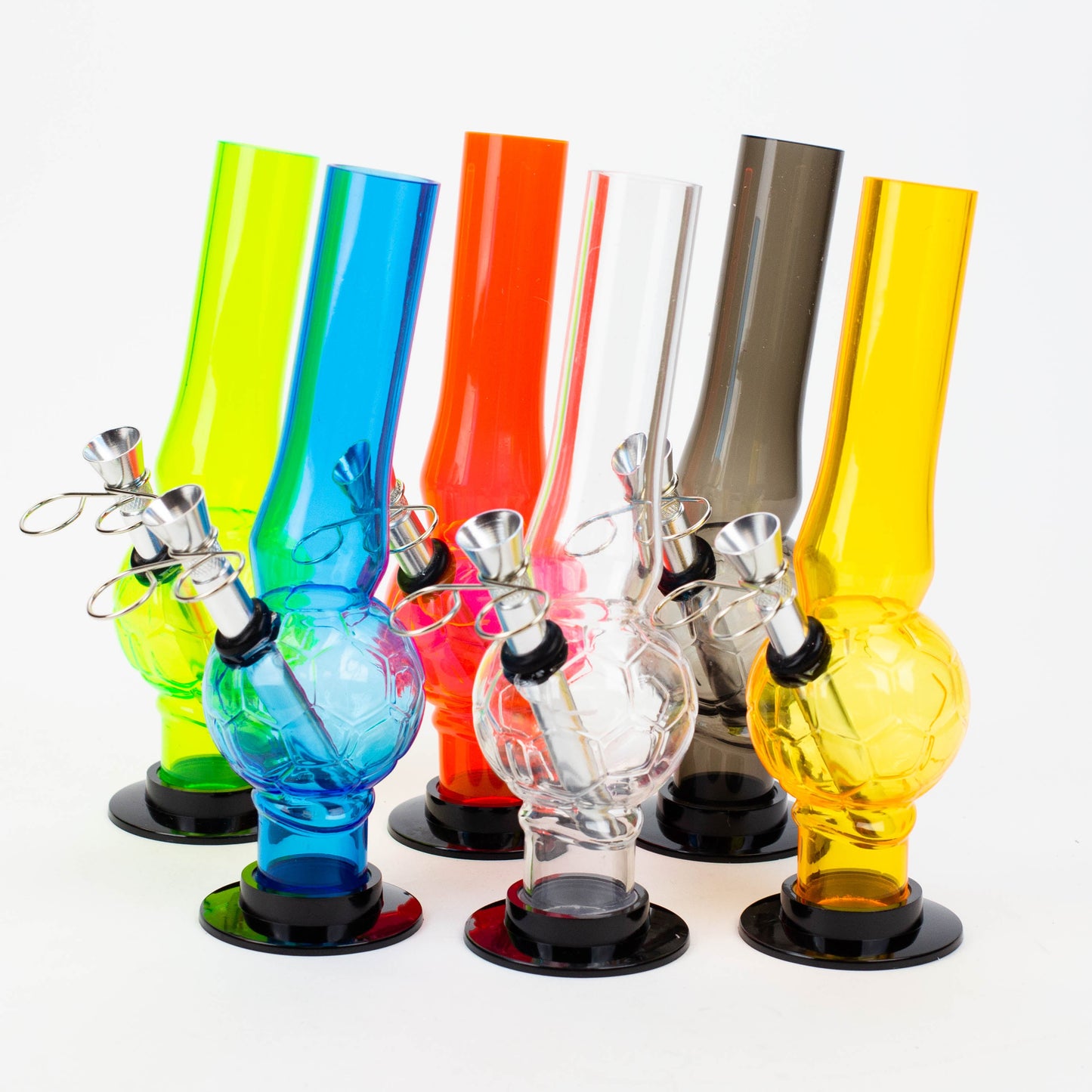 8" acrylic water pipe assorted [FD series]