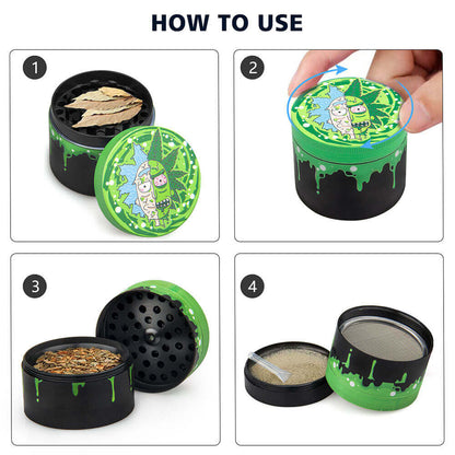 Gotoke | Cartoon Grinder, 4 Parts (50 mm)