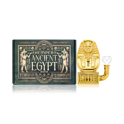Hemper | 5.7" Ancient Egypt Bong – Pharaoh Gold Edition