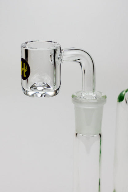 8" HAZE 2-in-1 shower head diffuser Bent Neck Dab Rig[HZ024]