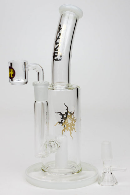8" HAZE 2-in-1 shower head diffuser Bent Neck Dab Rig[HZ024]