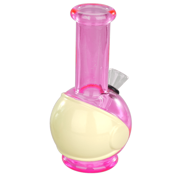 6″ Round Base Mini Glass Bong