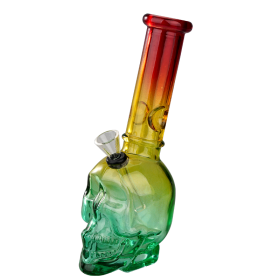 8″ Skull Glass Bong
