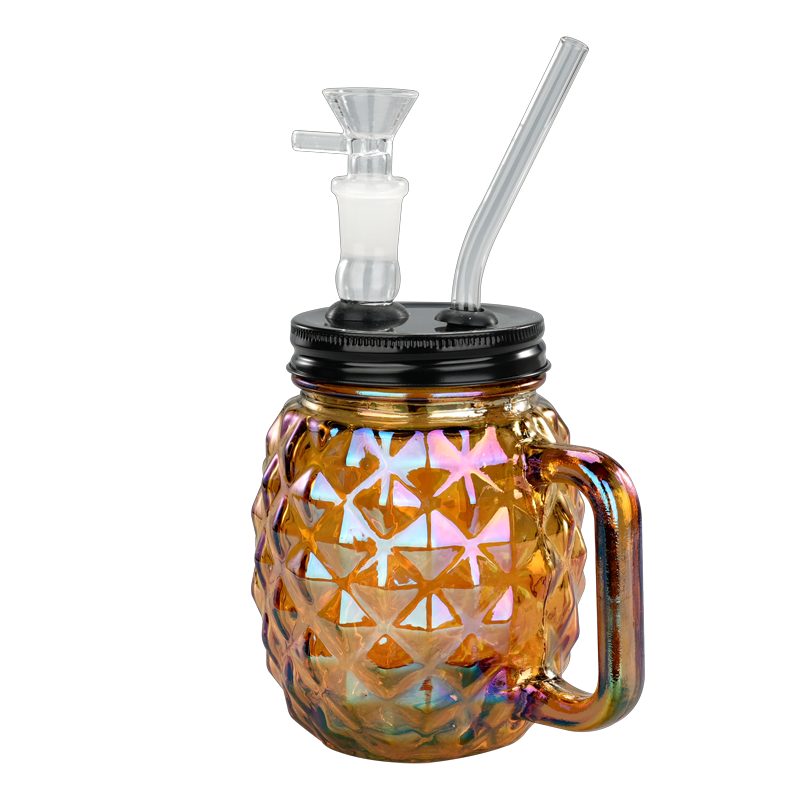 TOPPUFF® | 5” Pineapple Glass Bong-Surface Plating Colors