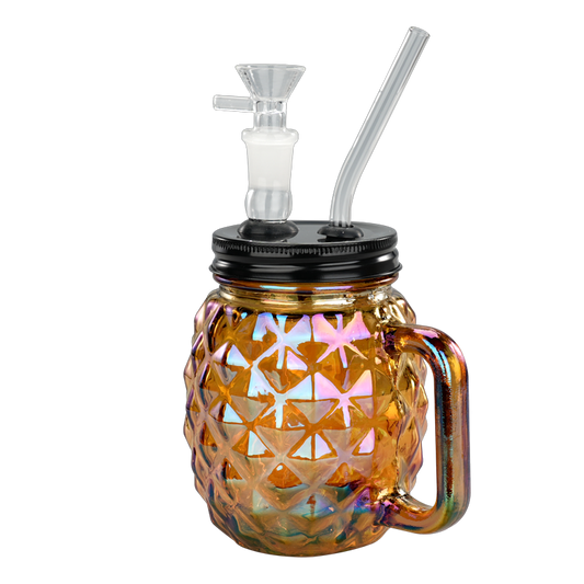 TOPPUFF® | 5” Pineapple Glass Bong-Surface Plating Colors