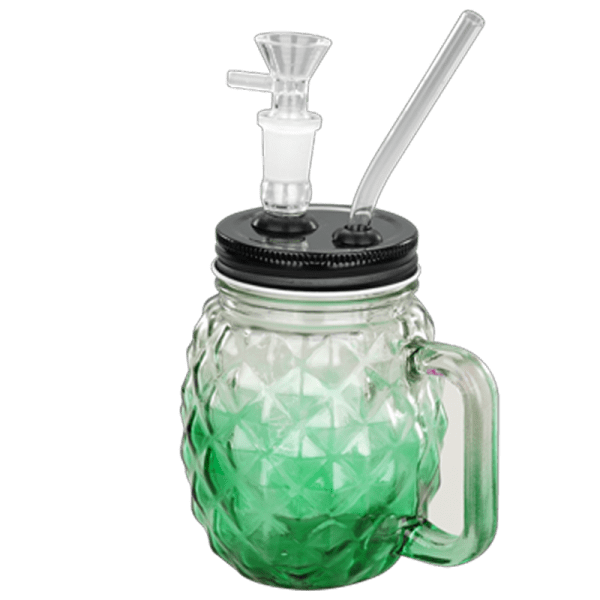 TOPPUFF® | 5” Pineapple Glass Bong-Surface Plating Colors