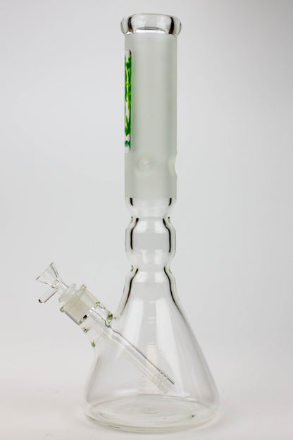 16" KUSH / 7mm / curved tube glass water bong