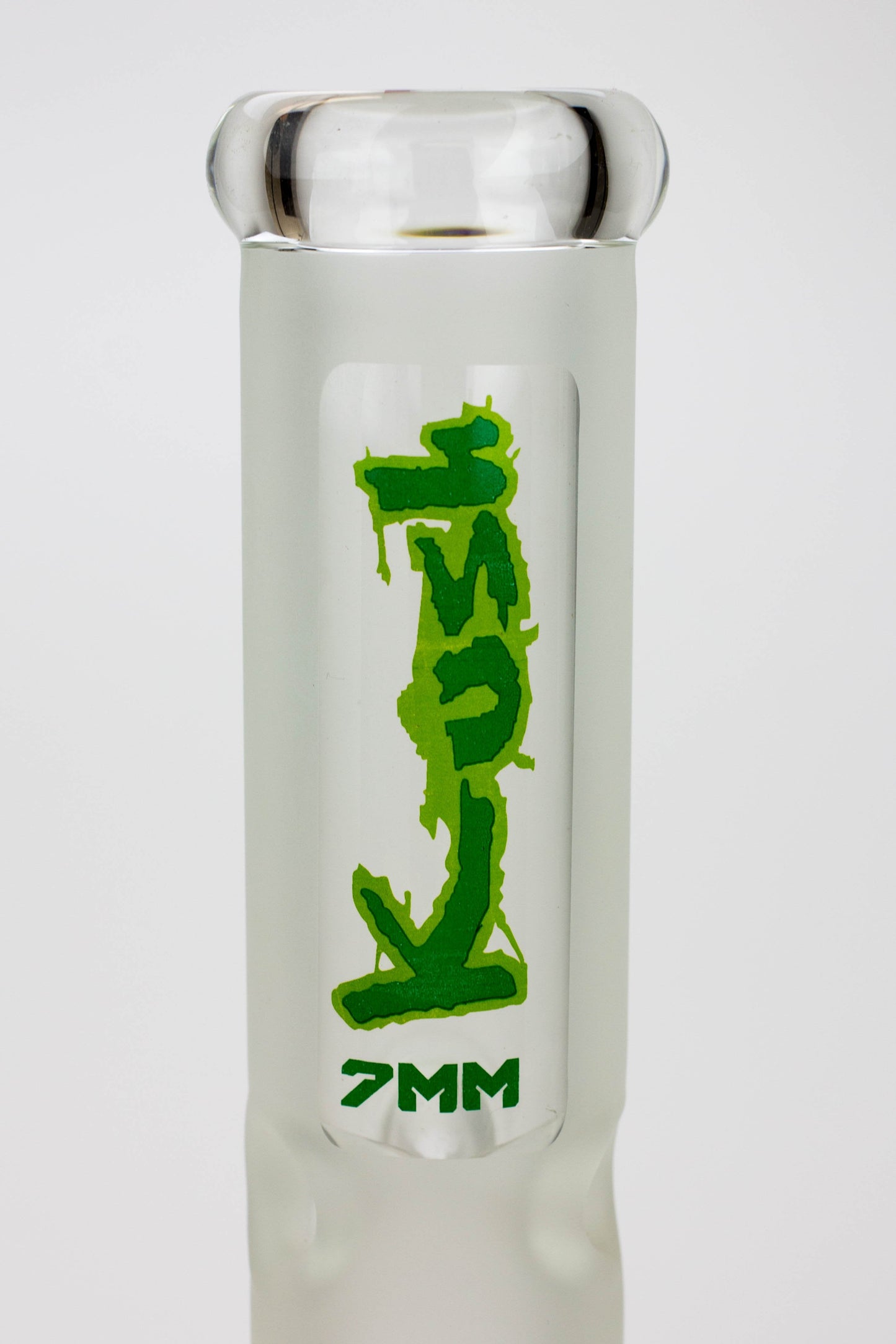 16" KUSH / 7mm / curved tube glass water bong