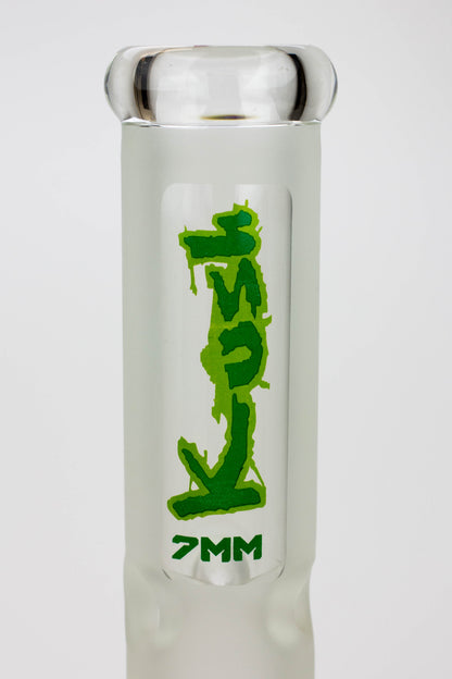16" KUSH / 7mm / curved tube glass water bong