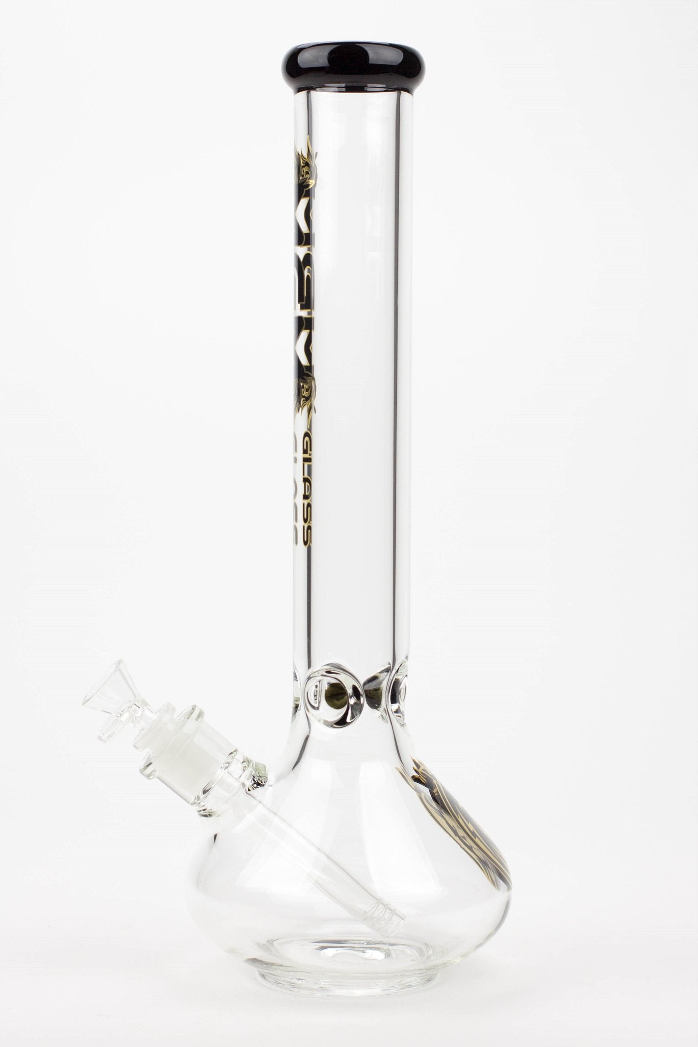 16" glass / 7 mm / rounded base water bong