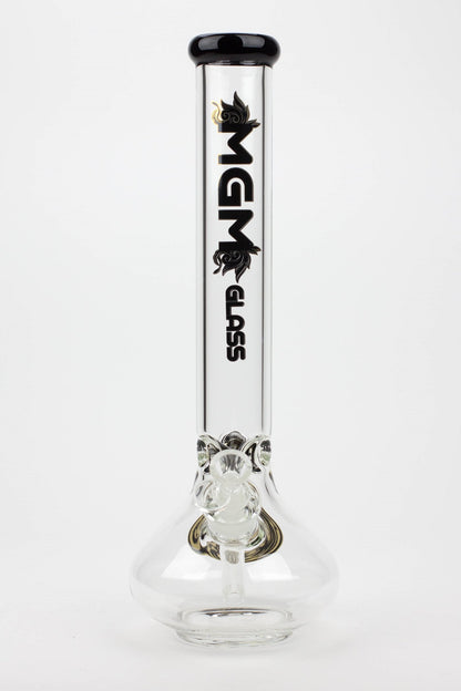16" glass / 7 mm / rounded base water bong