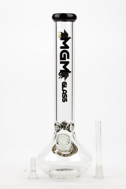16" glass / 7 mm / rounded base water bong