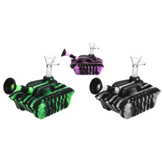 Military Tank Silicone Water Bong