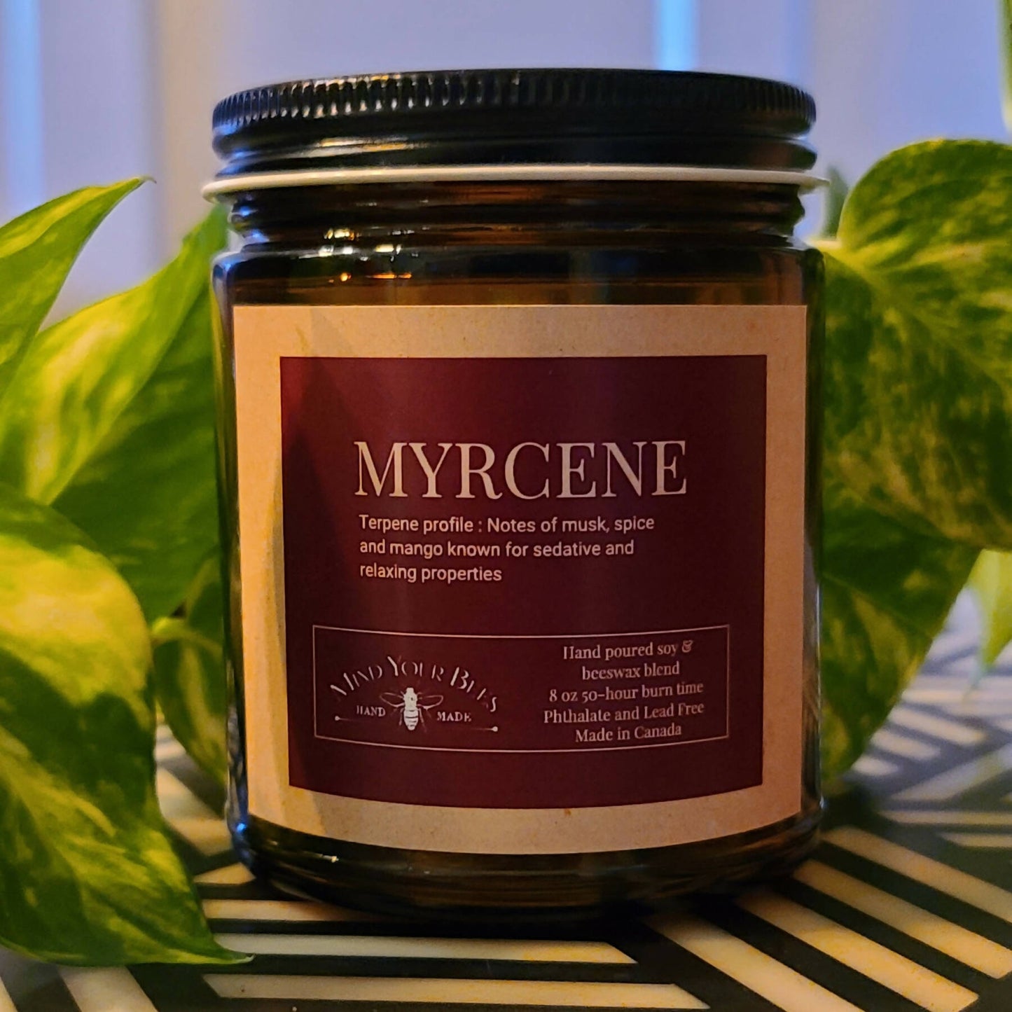 Mind Your Bees - Caryophyllene Terpene Inspired Luxury Candle