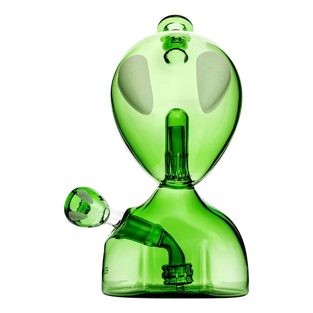 Hemper | 6" Alien Head Bong – Glow-in-the-Dark Eyes