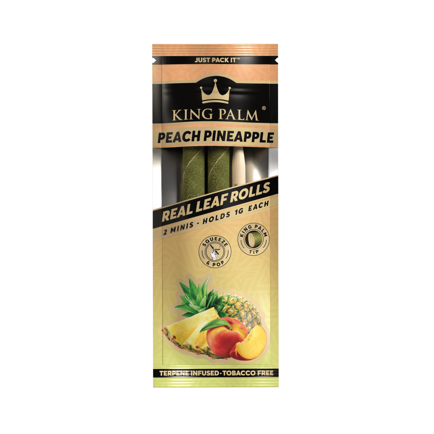 King Palm Hand-Rolled flavor 2 Mini Leaf - 20 packs