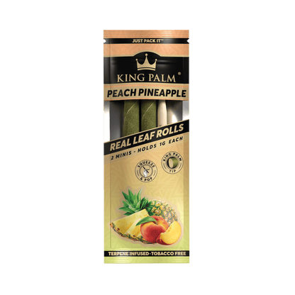 King Palm Hand-Rolled flavor 2 Mini Leaf - 20 packs