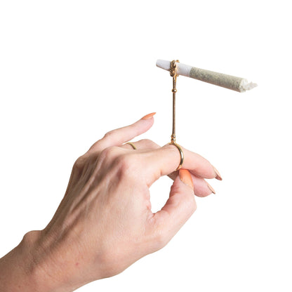 Flower Stampede Ring Roach Clip