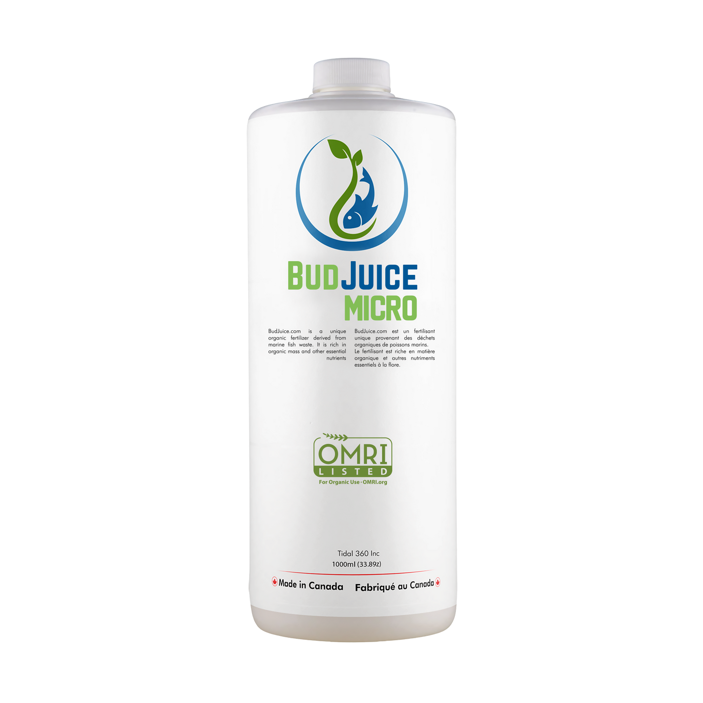 BudJuice - Micro 100% Advanced Liquid Organic Fertilizer & Nutrients