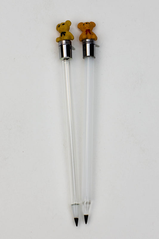 Bear Glass Dabber with LED light Pack of 2