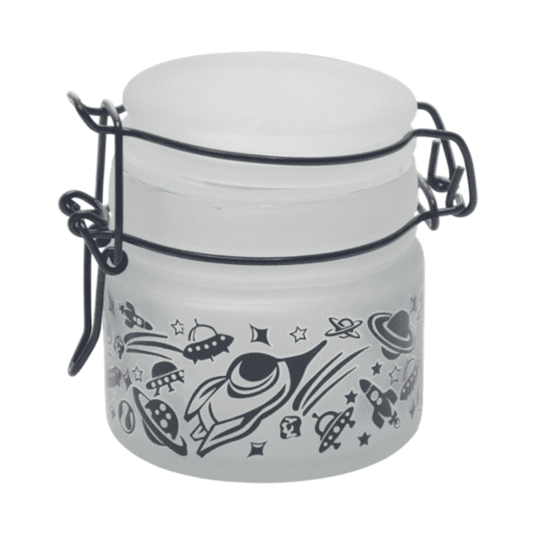 UFO Design Glass Storage Jar-Multiple Sizes Available [SMKZ-141]