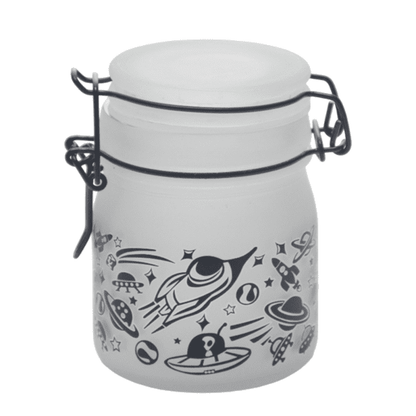 UFO Design Glass Storage Jar-Multiple Sizes Available [SMKZ-141]