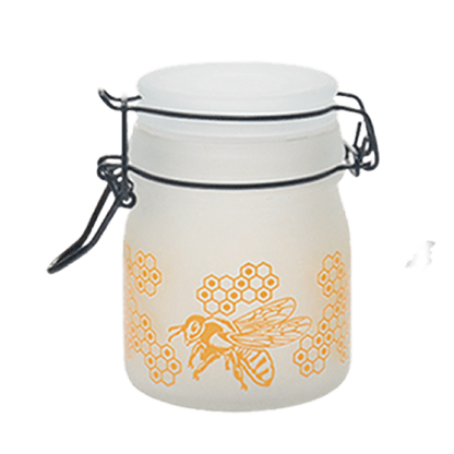 Honey Bee Glass Storage Jar-Multiple Sizes Available [SMKZ-143]