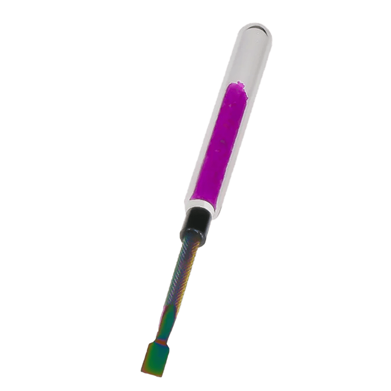 6″ Cute Candy Dabber Tool Poker – Glass & Metal Design