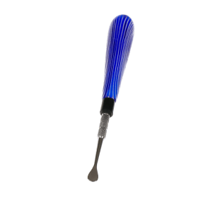 5" Busy Line Glass Handle  Stainless Steel Tool