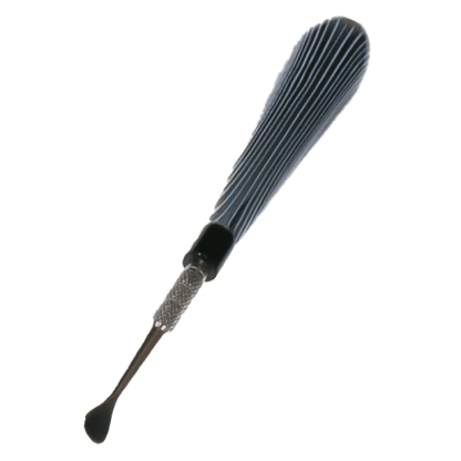 5" Busy Line Glass Handle  Stainless Steel Tool