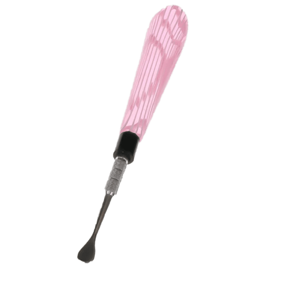 5" Busy Line Glass Handle  Stainless Steel Tool