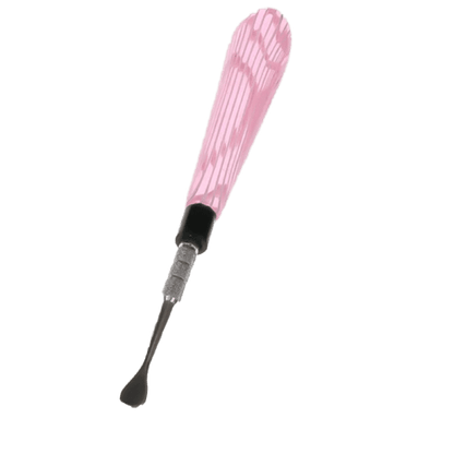 5" Busy Line Glass Handle  Stainless Steel Tool
