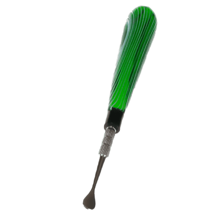 5" Busy Line Glass Handle  Stainless Steel Tool