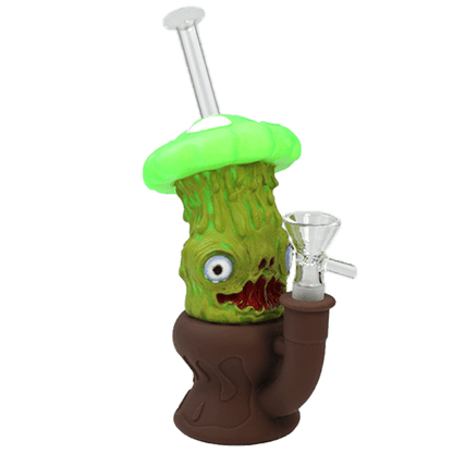 8″ Enameled Mushroom Bong