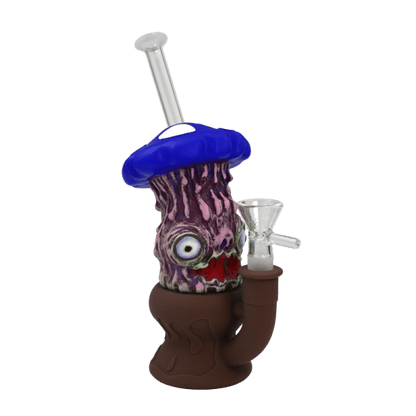 8″ Enameled Mushroom Bong