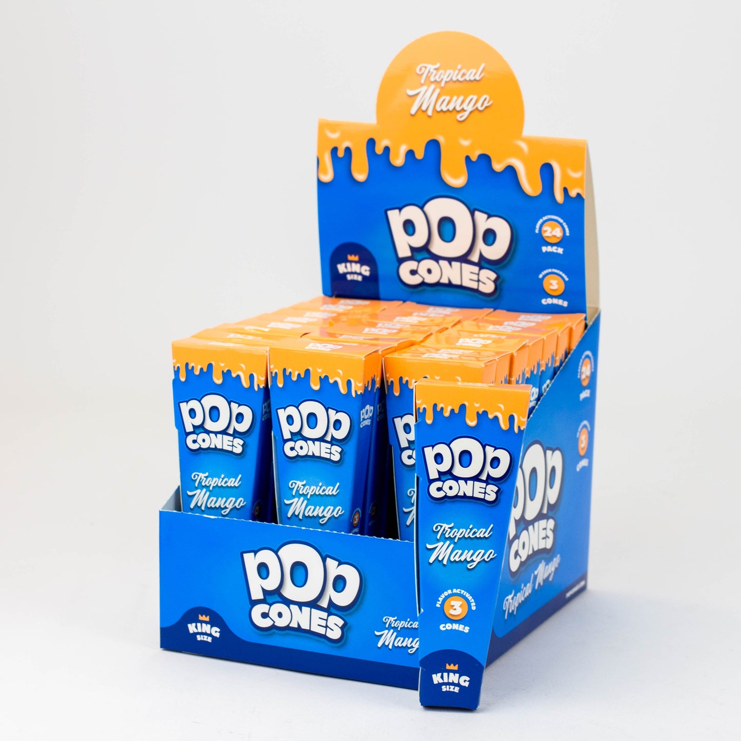 Pop Cones King size Pre-rolled cones Box of 24