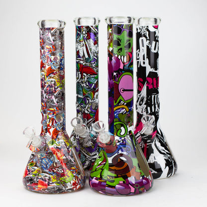 14" Graffiti Wrap Water pipe 9mm