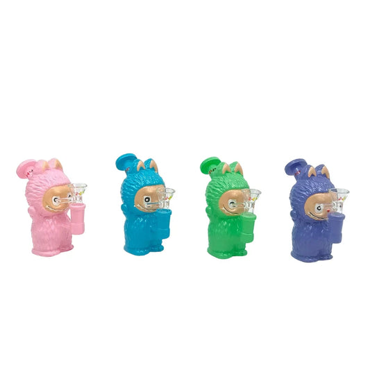 HYDRO | 4.6-Inch Character Style Colored Glass Mini Rig