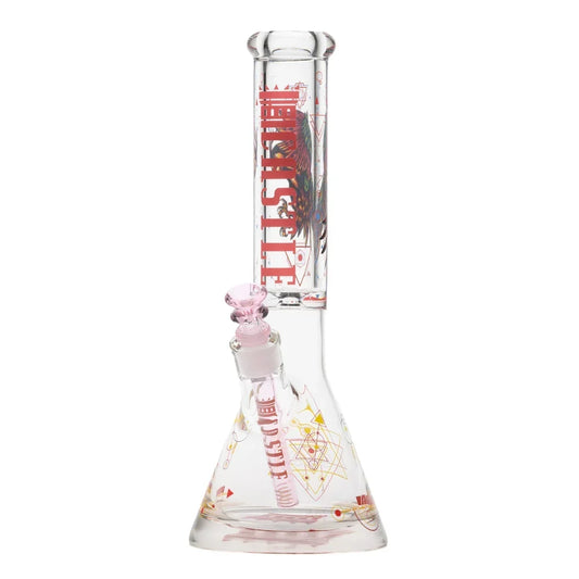 14" Wisdom Beaker Bong - 9mm Thick Glass